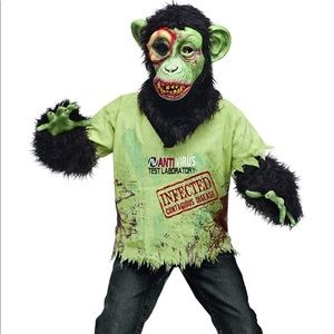 Zombie Chimp Child Costume 
Sz L Large 12/14